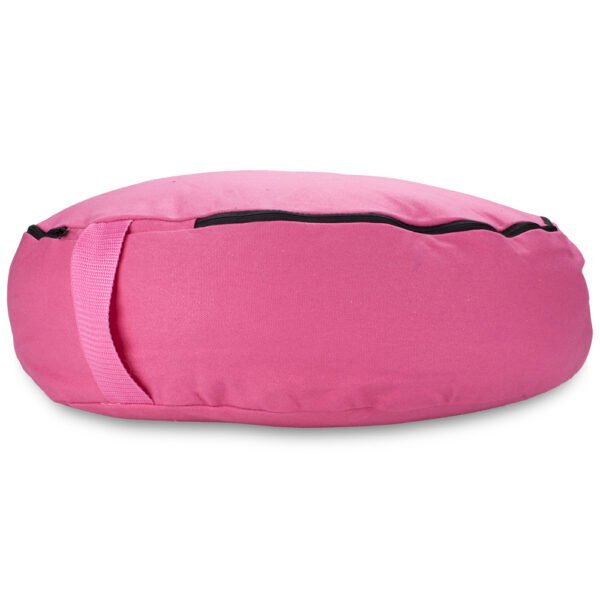 Pink 18" Round Zafu Meditation Cushion - Image 2