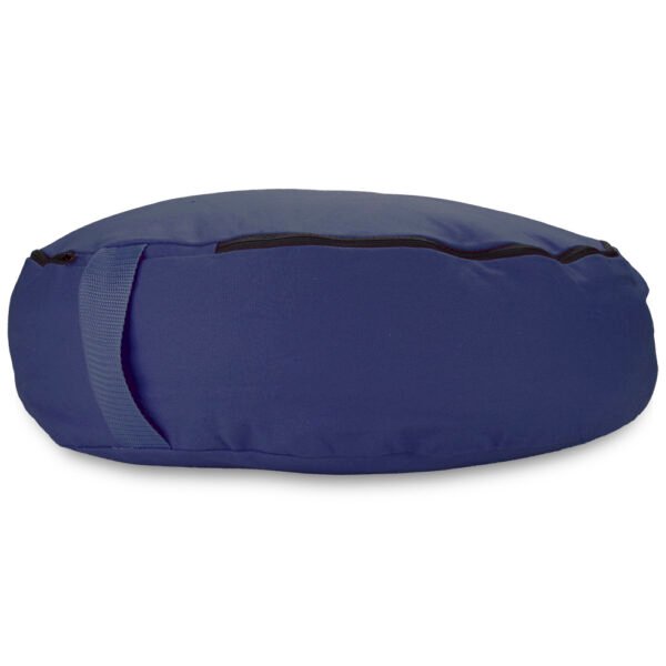 Blue 18" Round Zafu Meditation Cushion - Image 2