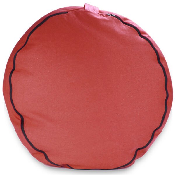 Red 18" Round Zafu Meditation Cushion - Image 3