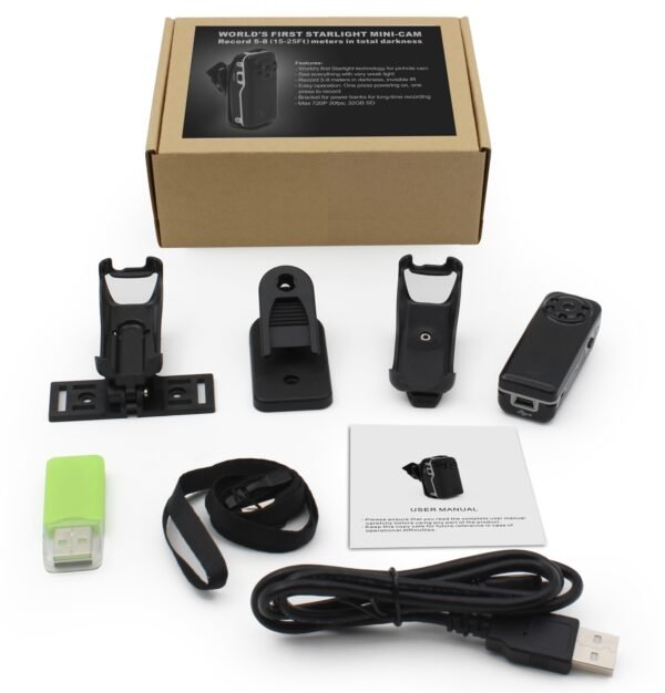 Lightweight MINI Motion Activated IR DVR Portable Covert Video Camera - Image 6