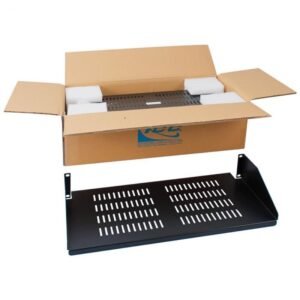 RACK SHELF 10in SINGLE VENTED2RMS 2PK