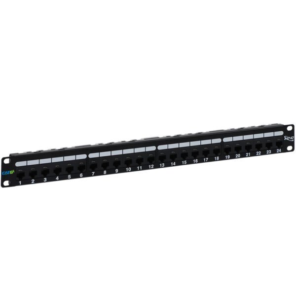 Patch panel cat 6a 24-port 1 rms