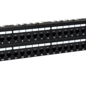 Patch panel cat 6a 48-port 2 rms