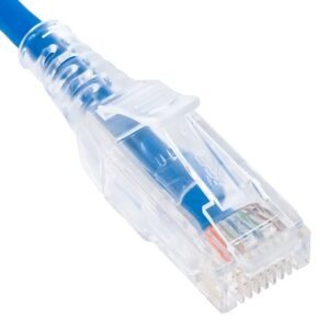 Patch cord cat 6 slim clear sr 25pk 1ft