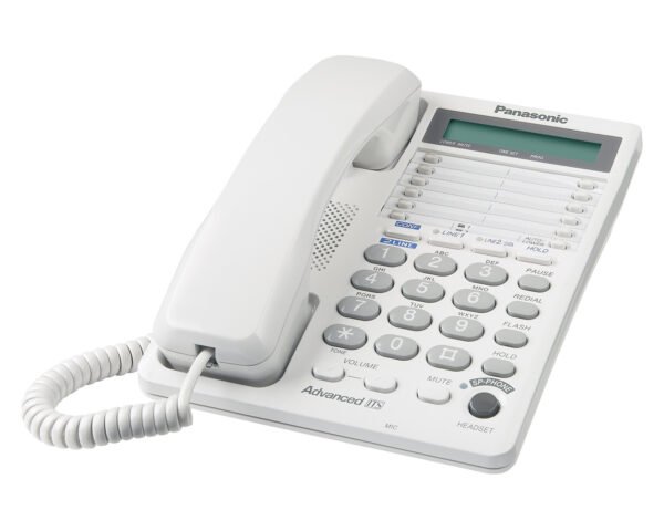 2-Line Feature Phone with LCD White