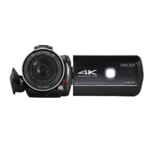 Minolta MN4K40NV MN4K40NV 4K Ultra HD 16x Digital Zoom IR Night Vision Video Camcorder (Black)
