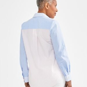 Women’s Mixed Stripe Cotton Shirt