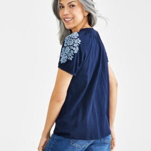 Women’s Embroidery Vacay Top, XS-3X