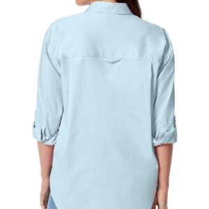 Petite Amanda Cotton Button-Front Shirt
